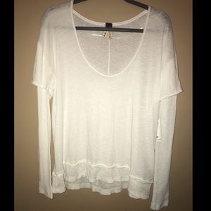 NWT! Free People Long Sleeve Top, size medium.